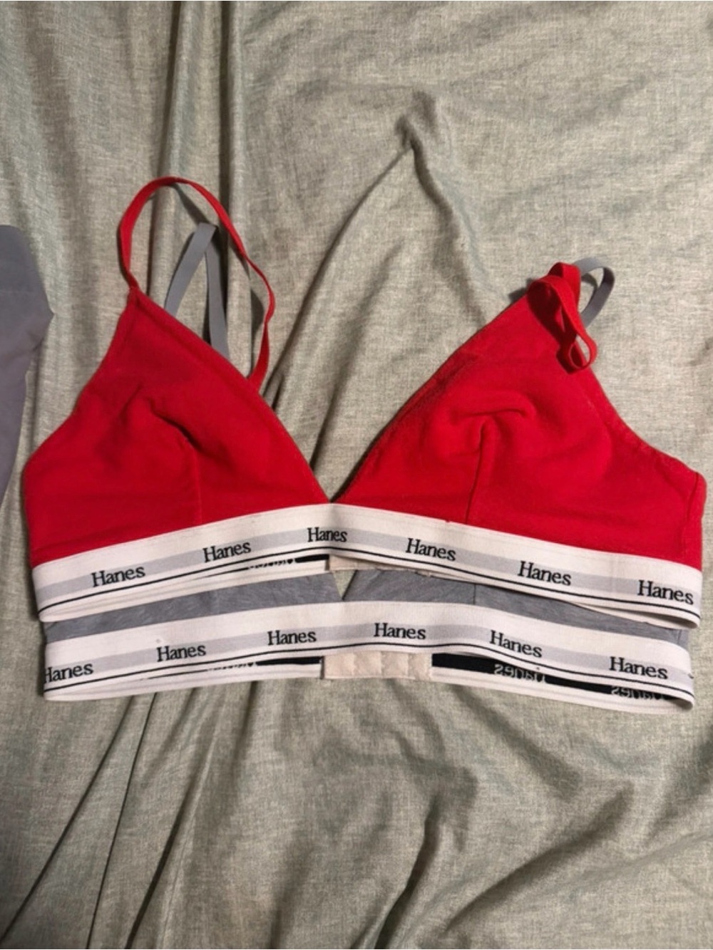 Hanes 2 pack bralette